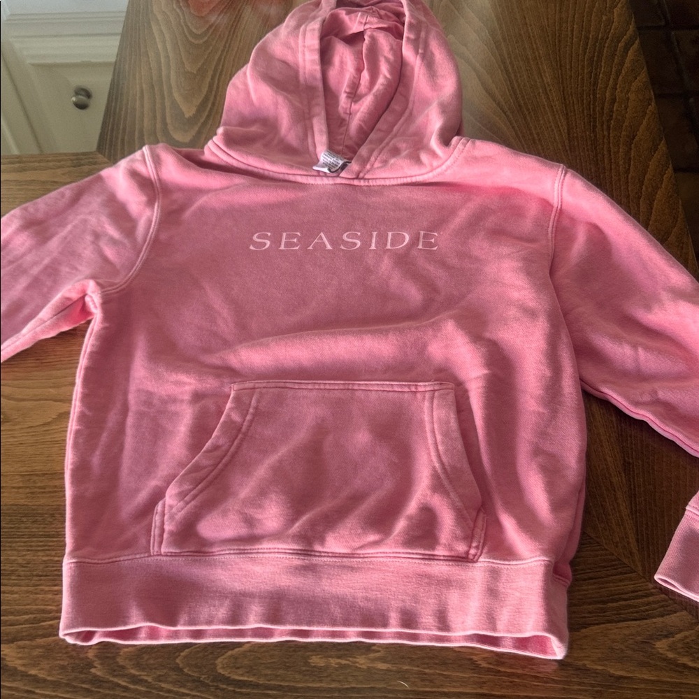Pink Kids Seaside Hoodie size small (6/8)
